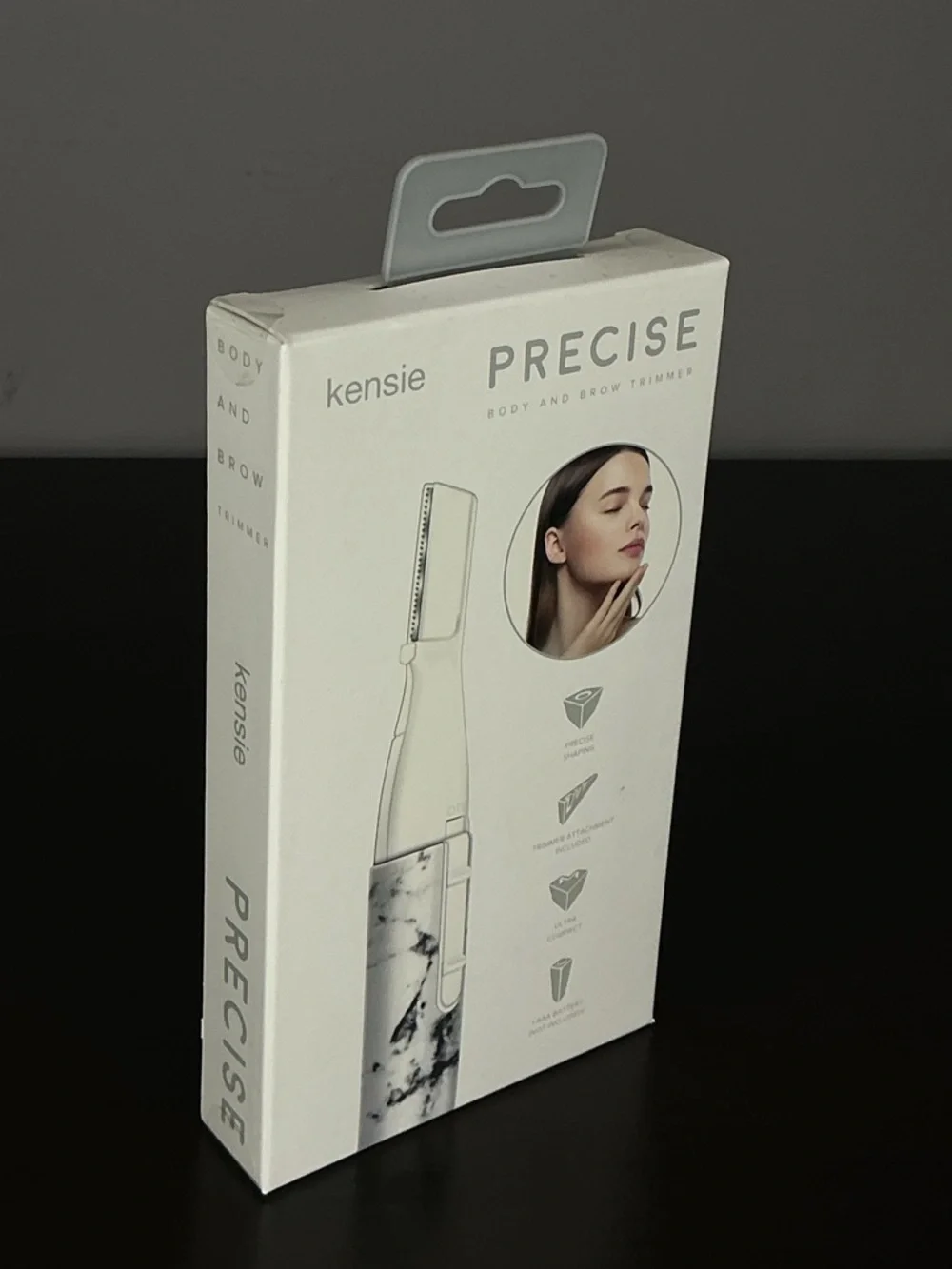 Kensie Marble-Print‎ Personal Trimmer - White & Black NIB
